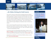 Tablet Screenshot of luzern-direkt.ch
